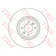 Jeu de 2 disques de frein avant TRW DF4371 - Visuel 2