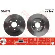 Jeu de 2 disques de frein arrière TRW DF4372 - Visuel 1