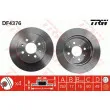 Jeu de 2 disques de frein avant TRW DF4376 - Visuel 1