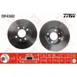 Jeu de 2 disques de frein avant TRW DF4382 - Visuel 1