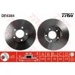 Jeu de 2 disques de frein avant TRW DF4384 - Visuel 1