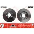 Jeu de 2 disques de frein avant TRW DF4385 - Visuel 1