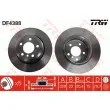 Jeu de 2 disques de frein arrière TRW DF4388 - Visuel 1