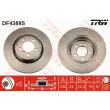 Jeu de 2 disques de frein arrière TRW DF4389S - Visuel 1