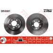 Jeu de 2 disques de frein arrière TRW DF4391 - Visuel 1