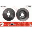 Jeu de 2 disques de frein arrière TRW DF4401 - Visuel 1
