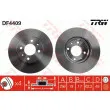 Jeu de 2 disques de frein avant TRW DF4409 - Visuel 1
