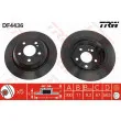 Jeu de 2 disques de frein arrière TRW DF4436 - Visuel 1