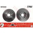 Jeu de 2 disques de frein arrière TRW DF4440 - Visuel 1