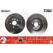 Jeu de 2 disques de frein arrière TRW DF4441 - Visuel 1