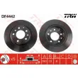 Jeu de 2 disques de frein arrière TRW DF4442 - Visuel 1