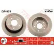 Jeu de 2 disques de frein arrière TRW DF4453 - Visuel 1