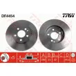 Jeu de 2 disques de frein avant TRW DF4454 - Visuel 1