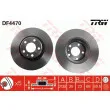 Jeu de 2 disques de frein avant TRW DF4470 - Visuel 1