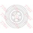 Jeu de 2 disques de frein avant TRW DF6146S - Visuel 1