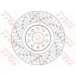 Jeu de 2 disques de frein avant TRW DF6189S - Visuel 1