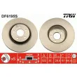 Jeu de 2 disques de frein avant TRW DF6195S - Visuel 1
