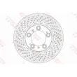 Disque de frein avant gauche TRW DF6212S - Visuel 2