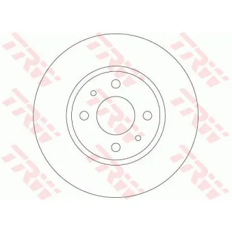 Jeu de 2 disques de frein avant TRW DF6231