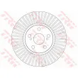 Jeu de 2 disques de frein avant TRW DF6234 - Visuel 1