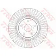 Jeu de 2 disques de frein avant TRW DF6268 - Visuel 1