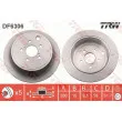 Jeu de 2 disques de frein arrière TRW DF6306 - Visuel 1