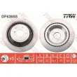 Jeu de 2 disques de frein arrière TRW DF6365S - Visuel 1