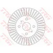 Jeu de 2 disques de frein avant TRW DF6407 - Visuel 1