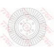 Jeu de 2 disques de frein avant TRW DF6425 - Visuel 1
