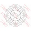 Jeu de 2 disques de frein avant TRW DF6437 - Visuel 2