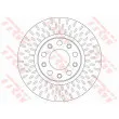 Jeu de 2 disques de frein avant TRW DF6450 - Visuel 1