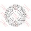 Disque de frein avant gauche TRW DF6466S - Visuel 1