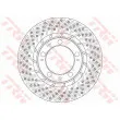Disque de frein avant droit TRW DF6467S - Visuel 1