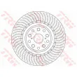 Disque de frein avant gauche TRW DF6489S - Visuel 1