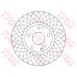 Jeu de 2 disques de frein avant TRW DF6501 - Visuel 1