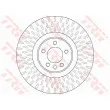 Jeu de 2 disques de frein avant TRW DF6508S - Visuel 2