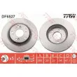 Jeu de 2 disques de frein avant TRW DF6527 - Visuel 1