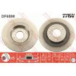 Jeu de 2 disques de frein arrière TRW DF6598 - Visuel 1