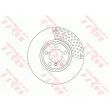 Jeu de 2 disques de frein avant TRW DF6603S - Visuel 2