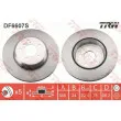 Jeu de 2 disques de frein arrière TRW DF6607S - Visuel 1