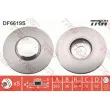 Disque de frein avant droit TRW DF6619S - Visuel 1
