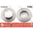 Jeu de 2 disques de frein avant TRW DF6625S - Visuel 1