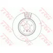 Jeu de 2 disques de frein avant TRW DF6625S - Visuel 2