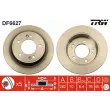 Jeu de 2 disques de frein arrière TRW DF6627 - Visuel 1