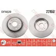 Jeu de 2 disques de frein avant TRW DF6629 - Visuel 1