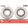 Jeu de 2 disques de frein avant TRW DF6630 - Visuel 1