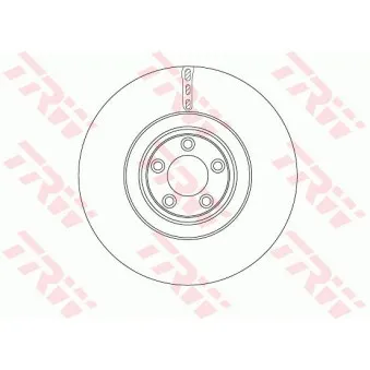 Jeu de 2 disques de frein avant TRW DF6651S