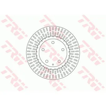 Jeu de 2 disques de frein arrière TRW