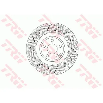 Jeu de 2 disques de frein avant TRW DF6674S