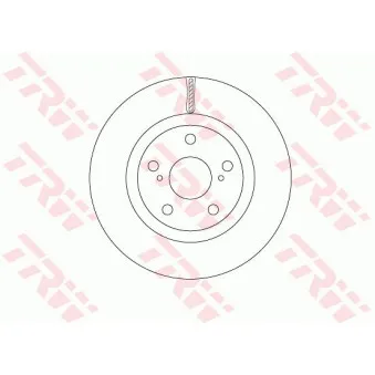 Jeu de 2 disques de frein avant TRW DF6675